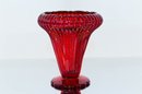 5.5' Fenton Ruby Red Sheffield Vase