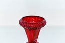 5.5' Fenton Ruby Red Sheffield Vase
