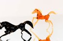 3.5' Glass Horse Figurines