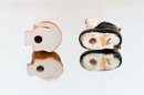Fox, Panda And Squirrel In Boot Figurines