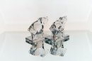 Martinsville Glass Elephant Bookend