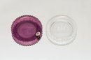 3.5' National Heisey Glass Museum Souvenir Plates (2)