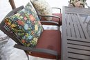 Very Nice Patio Table And Chairs With New Upholstered Chair Cushions