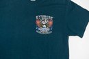 2018 Sturgis South Dakota Black Hills Rally American Eagle Blue/green Gildan T-shirt Size Medium