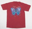 2010 Sturgis, SD Black Hills Rally Red Butterfly Women's T-shirt Size Small