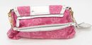 Original By Sharif 1827 Pink And Silver Heart Purse