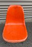 1960s Eames For Herman Miller Orange Fiberglass Shell Chair And Base