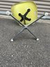1960s Eames For Herman Miller Yellow Fiberglass Shell Chair On Swivel Base