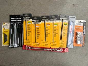 Lot Of In Package Files And Saw Blades