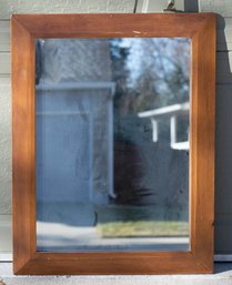 Walnut Framed Mirror