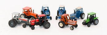 Lot Of Die Cast Tractors 1/64 Scale