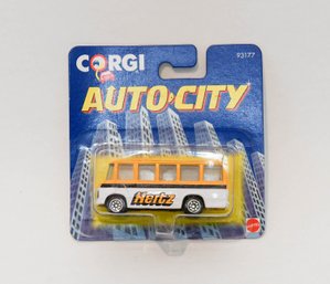 1993 Corgi Auto City Die Cast Hertz Bus