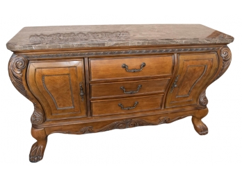 Michael Mini Signature Series Eden Buffet With Marble Top VERY HEAVY (Alternate Pick Up Date And Location)