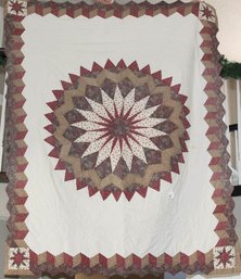 Star And Block Pattern Quilt