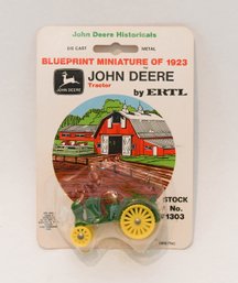 ERTL John Deere Historicals Blueprint Miniature Of 1923