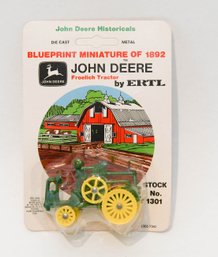 ERTL John Deere Historicals Blueprint Miniature Of 1892