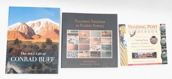 Fourteen Families In Pueblo Pottery, Trading Post Guidebook And The Art & Life Of Conrad Buff Softcover Books