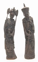 Chinese Dynasty Empress And Emperor Figurines