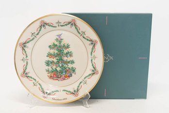 1993 Lenox Christmas Around The World Limited Edition Annual Plate