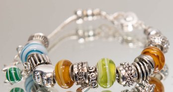 Murano Glass Pandora Bracelet