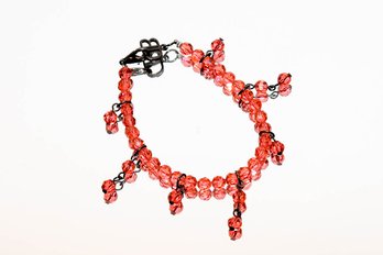 DB Strawberry Beaded Bracelet
