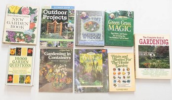 Lot Of Gardening Books