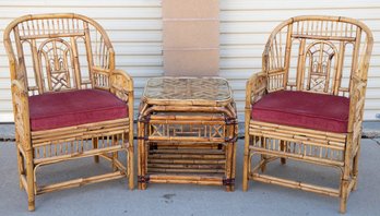 Brighton Pavilion Style Bamboo Bistro Set