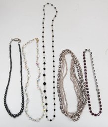 Lot Of Formal Evening Necklaces