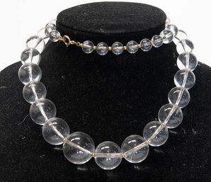 Clear Acrylic Bubble Necklace
