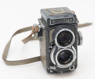 1957 Grey Baby Rolleiflex Twin Lens Franke And Hedecke Cased Heidosmat