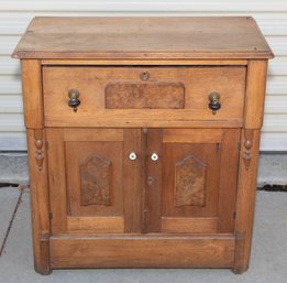 American Mid-Victorian Walnut And Burled Commode. Circa 1860-1870 *Appraised