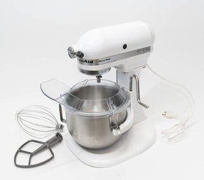 Kitchen Aid White Heavy Duty Lift Bowl Mixer With Attachments
