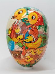 15' Nestler Paper Mache Easter Egg Made In West Germany