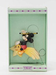 Mickey On Comet Toriart By Anri Made In Italy Ornament