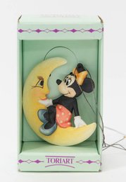 Minnie On The Moon Toriart By Anri Made In Italy Ornament