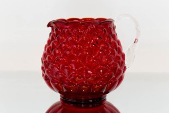6' Fenton Ruby Red Jacqueline Pitcher