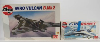 Airfix McDonnell F-18 Hornet And AVRO Vulcan 1'72 Model Kits