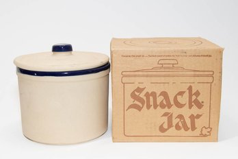 Western Stoneware Snack Jar The Great American Stoneware Factory In Box