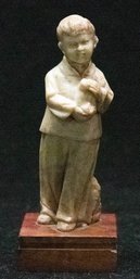 Chinese Carved Hardstone Figure. Maoist Period. 1955 - 1965. *appraised