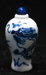 Chinese Porcelain Snuff Bottle Late Qing Dynasty (1644-1912). Likely Guangxu Emperor *appraised