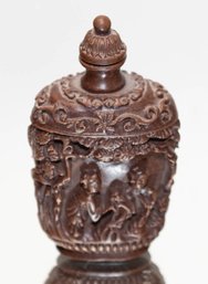 Chinese Carved Stone Snuff Bottle Late Qing Dynasty (1644-1912). Likely Guangxu Emperor (1871-1908). *appraise