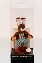 3.5' World Of Miniature Bears By Becky Wheeler With COA