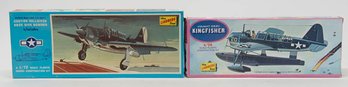 Vought OS2U Kingfisher And Curtiss Helldiver SB2C Dive Bomber Model Kits