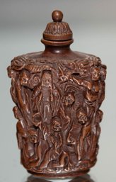 Chinese Carved Stone Snuff Bottle Late Qing Dynasty (1644-1912). Likely Guangxu Emperor (1871-1908) *appraised