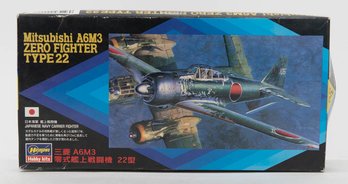 1994 Hasegawa Mitsubishi A6M3 Zero Fighter 1:72 Model Kit