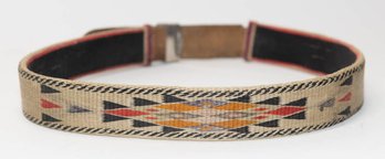 1940s Prison Made Horsehair Braided Belt
