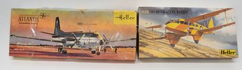 Heller DH 89 Dragon Rapide And Atlantic 1:72 Model Kits