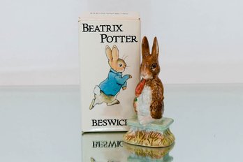 1981 Beswick Beatrix Potter Fierce Bad Rabbit 4.5' With Original Box