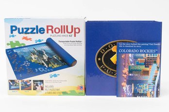 Dowdle Colorado Rockies Puzzle And Puzzle Roll Up