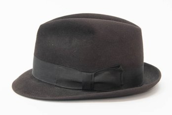 Stetson Royal DeLuxe Felt Fedora Hat Size 7 1/4